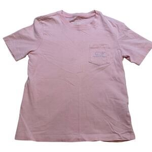 Pink vineyard vines t shirt sz 6 Whale Logo Tee